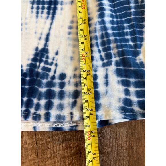 Divided by H&M halter style maxi dress blue tie-dye M - Picture 4 of 7